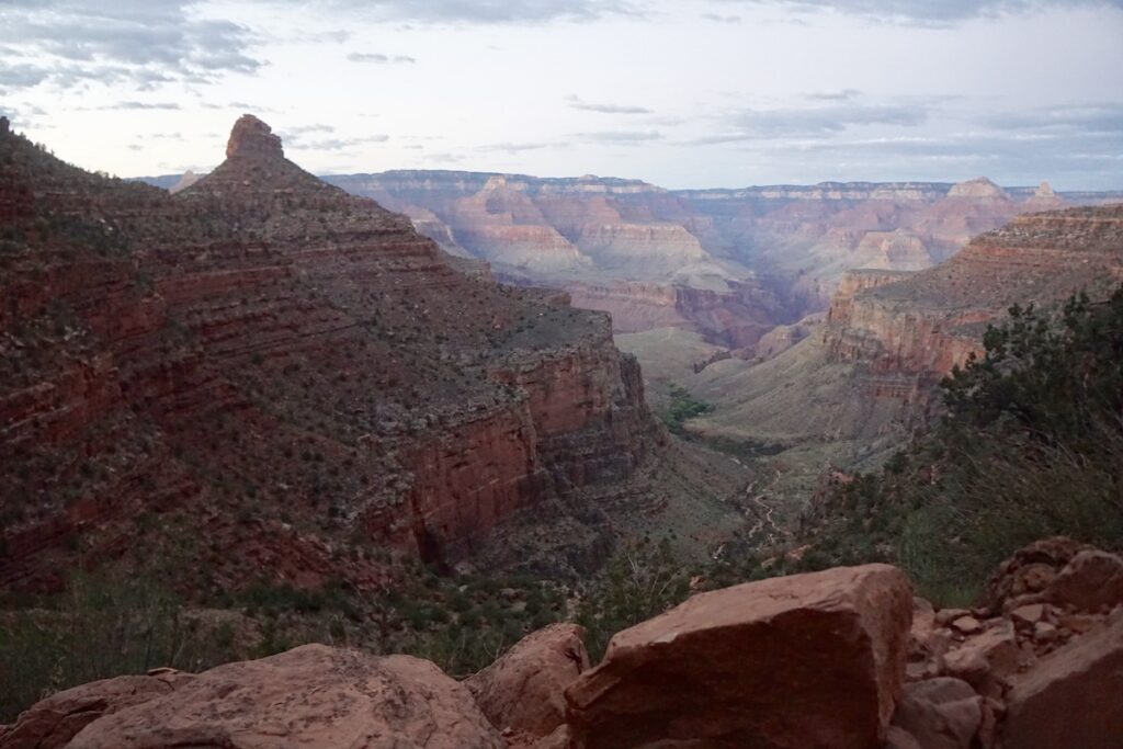 A view from Bright Angel Trail. 
