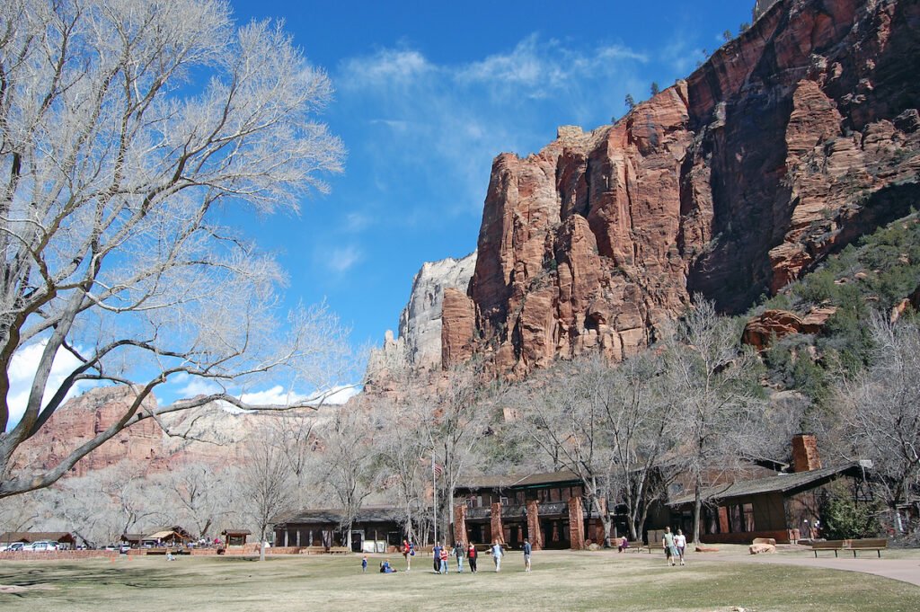 Lodge in Zion National Park. 